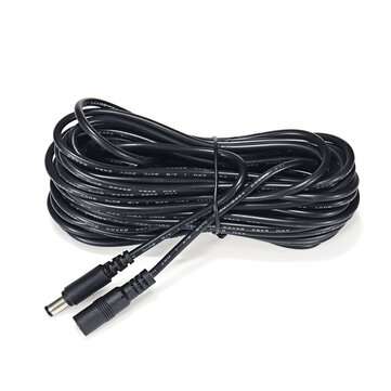 3Pcs 10M DC 12V Power Extension Cable Cord 5.5x2.1mm Plug Wire for CCTV Camera