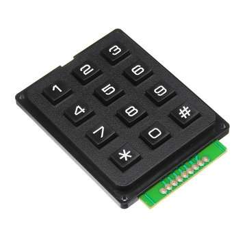 3pcs 12 Key MCU Membrane Switch Keypad 4 x 3 Matrix Array Matrix Keyboard Module Geekcreit for Ardui