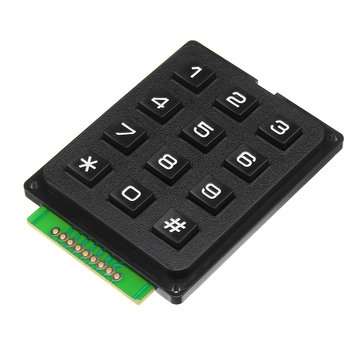 3pcs 12 Key MCU Membrane Switch Keypad 4 x 3 Matrix Array Matrix Keyboard Module Geekcreit for Ardui