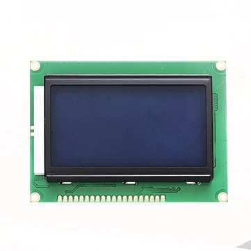 3Pcs 12864 128 x 64 Graphic Symbol Font LCD Display Module Blue Backlight