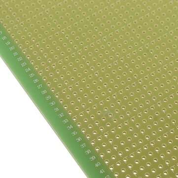 3pcs 12 x18cm FR4 Single-Sided PCB Experiment Printed Circuit Board Epoxy Glass Fiber FR-4 Green Pro