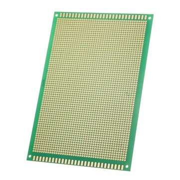 3pcs 12 x18cm FR4 Single-Sided PCB Experiment Printed Circuit Board Epoxy Glass Fiber FR-4 Green Pro