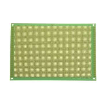3pcs 12 x18cm FR4 Single-Sided PCB Experiment Printed Circuit Board Epoxy Glass Fiber FR-4 Green Pro