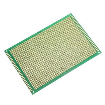 3pcs 12 x18cm FR4 Single-Sided PCB Experiment Printed Circuit Board Epoxy Glass Fiber FR-4 Green Pro