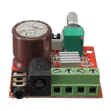 3Pcs 12V Mini Hi-Fi PAM8610 2X10W Audio Stereo Amplifier Board Dual Channel