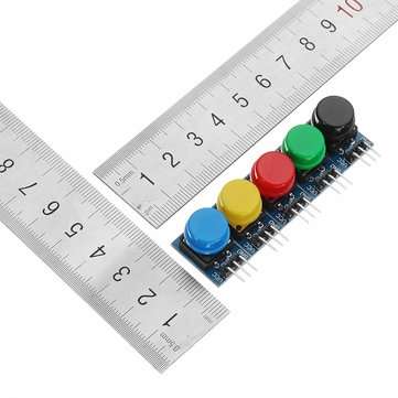 3pcs 12x12MM Big Key Module WAVGAT Push Button Switch Module With Hat High Level Output