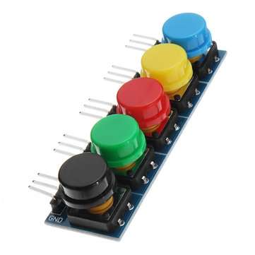 3pcs 12x12MM Big Key Module WAVGAT Push Button Switch Module With Hat High Level Output