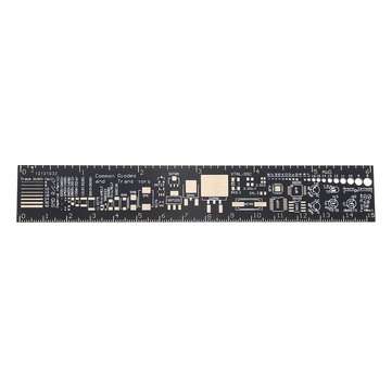 3pcs 15cm Multifunctional PCB Ruler Measuring Tool Resistor Capacitor Chip IC SMD Diode Transistor P