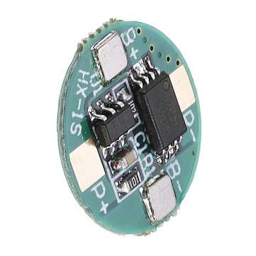 3pcs 1S 3.7V 18650 Lithium Battery Protection Board 2.5A Li-ion BMS with Overcharge and Over Dischar