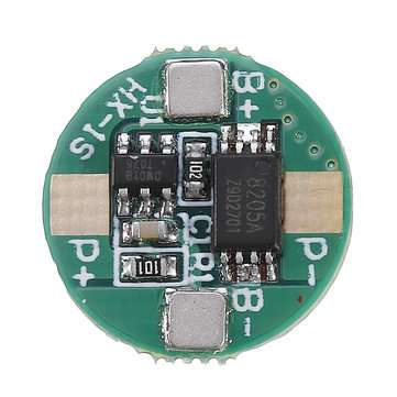 3pcs 1S 3.7V 18650 Lithium Battery Protection Board 2.5A Li-ion BMS with Overcharge and Over Dischar