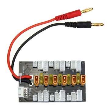 3pcs 1S-3S XT30 LiPo Battery Parallel Charging Adapter Board Expansion Board With Balanced Cable Plu