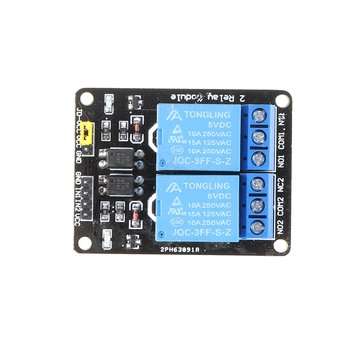 3pcs 2 Channel 5V DC Relay Module  Relay Drive Module Control Board