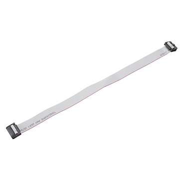 3Pcs 2.54mm FC-12P IDC Flat Gray Cable LED Screen Connected to JTAG Download Cable