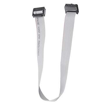 3Pcs 2.54mm FC-12P IDC Flat Gray Cable LED Screen Connected to JTAG Download Cable