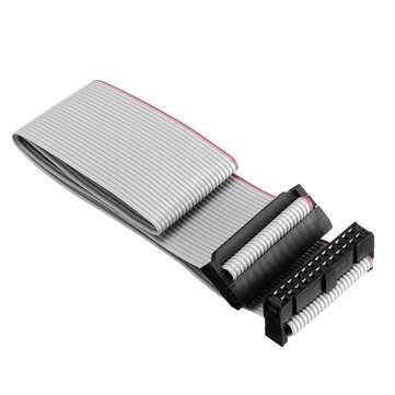 3Pcs 2.54mm FC-24P IDC Flat Gray Cable LED Screen Connected to JTAG Download Cable