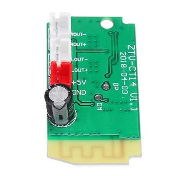 3pcs 3Wx2 Mini bluetooth Receiver Module With 4Ohm Speakers Power Amplifier Audio Board Decoding MP3
