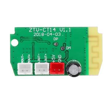 3pcs 3Wx2 Mini bluetooth Receiver Module With 4Ohm Speakers Power Amplifier Audio Board Decoding MP3