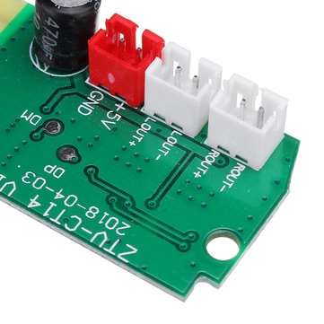3pcs 3Wx2 Mini bluetooth Receiver Module With 4Ohm Speakers Power Amplifier Audio Board Decoding MP3
