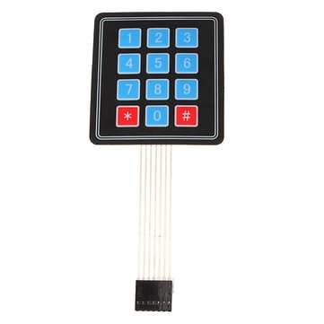 3Pcs 4 x 3 Matrix 12 Key Array Membrane Switch Keypad Keyboard Geekcreit for Arduino - products that