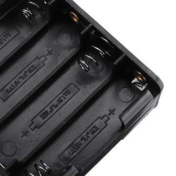 3pcs 4 Slots NO.5 Battery Holder Plastic Case Storage Box for 4*NO.5 Battery