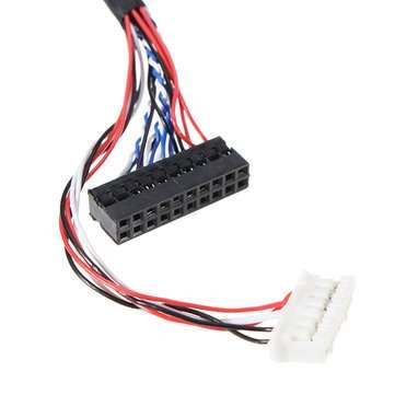 3Pcs 40 Pin 1 Channel 6 Bit LED LCD LVDS Screen Cable For Display