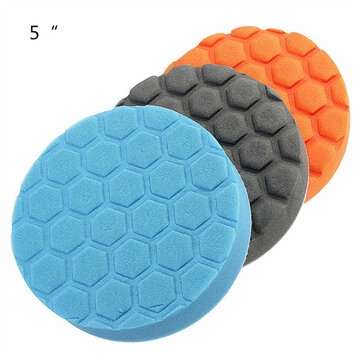 3pcs 4/5/7 Inch Buff Polishing Pad kit for Car Polisher (SIZE: 5INCH)