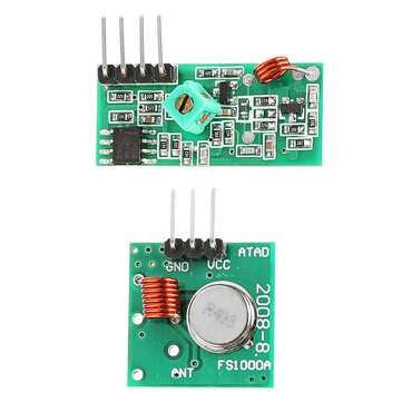 3pcs 433Mhz RF Decoder Transmitter With Receiver Module Kit For ARM MCU Wireless