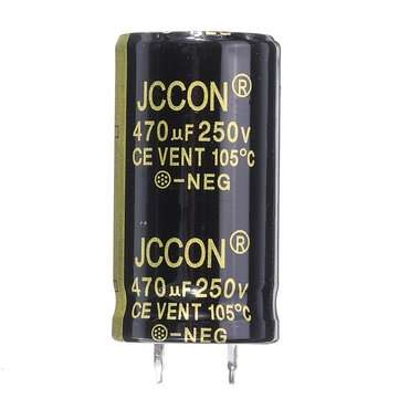 3Pcs 470UF 250V 22x40mm Radial Aluminium Electrolytic Capacitor High Frequency 105C