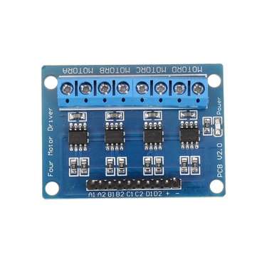 3pcs 4CH 4 Channel HG7881 Chip H-bridge DC 2.5-12V Stepper Motor Driver Module Controller PCB Board