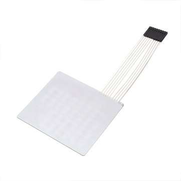 3pcs 4x5 20 Button Display Membrane Switch Matrix Keyboard Button Control Panel with Light