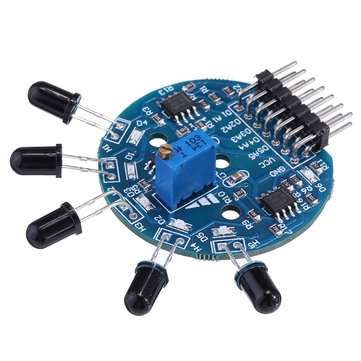 3pcs 5 Channel Flame Sensor Module Analog Dgital Dual Output Fire Extinguishing Robot Flame Alarm Sy