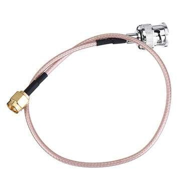 3pcs 50cm BNC Male to SMA Male Connector 50ohm Extension Cable Length Optional
