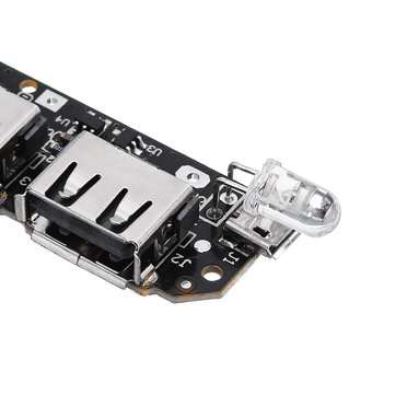 3pcs 5V 2.1A 3 USB Mobile Power Circuit Board  Boost Module For DIY Power Bank Lithium Battery