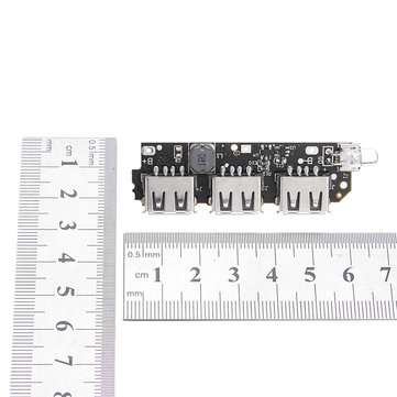3pcs 5V 2.1A 3 USB Mobile Power Circuit Board  Boost Module For DIY Power Bank Lithium Battery