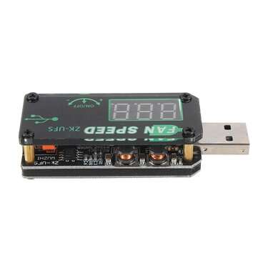 3pcs 5V USB Cooling Fan Governor LED Dimming Module Low Power Timer Board with Shell