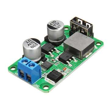 3pcs 5V 5A DC USB Buck Module USB Charging Step Down Power Board High Current Support QC3.0 Quick Ch
