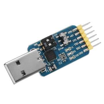 3Pcs 6 In 1 CP2102 USB To TTL 485 232 Converter 3.3V / 5V Compatible Six Multifunction Serial Module