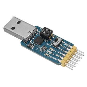 3Pcs 6 In 1 CP2102 USB To TTL 485 232 Converter 3.3V / 5V Compatible Six Multifunction Serial Module