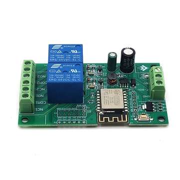 3Pcs 5V/8-80V Power Supply ESP8266 WIFI Dual Relay Module ESP-12F Development Board Secondary Develo