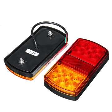 3PCS 6000K LED Car Tail Light Number Plate Light Waterproof Lamp for Truck Trailer Boat