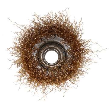 3pcs 65mm M14 Thread Brass Steel Wire Brushes Polishing Head for Angle Grinder