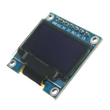 3Pcs 7 Pin 0.96 Inch IIC/SPI Serial 128x64 White OLED Display Module For