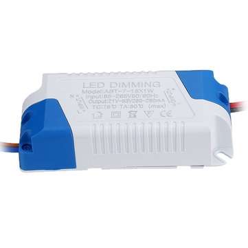 3pcs 7W 9W 12W 15W LED Non Isolated Modulation Light External Driver Power Supply AC90-265V Constant