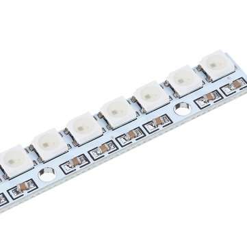 3pcs 8 Channel WS2812 5050 RGB LED Lights Built-in 8 Bits Full Color Driver Development Board For