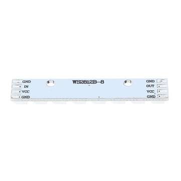 3pcs 8 Channel WS2812 5050 RGB LED Lights Built-in 8 Bits Full Color Driver Development Board For
