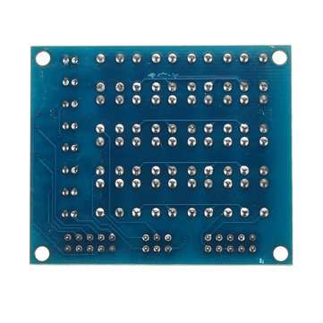3pcs 8 LED 4x4 Push Button Switch 16 Keys Matrix Independent Keyboard Module For AVR ARM STM32