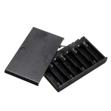 3Pcs 8 X AA 12V Battery Box with Cover and Switch