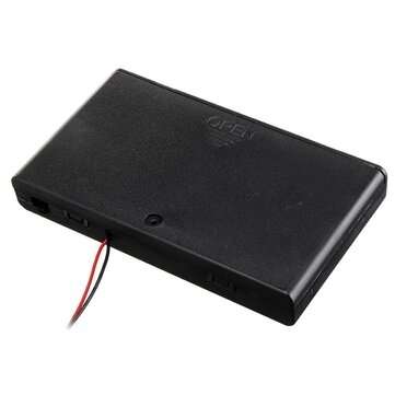 3Pcs 8 X AA 12V Battery Box with Cover and Switch
