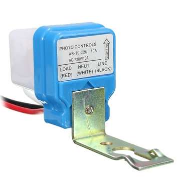 3pcs AC 220V 10A Automatic Auto On Off Street Light Switch Photo Control Sensor