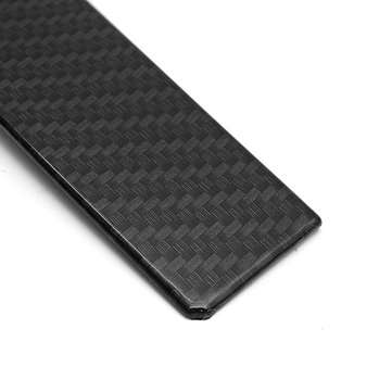 3pcs ABS Carbon Fiber Style Gear Box Panel Cover Trim For Honda Civic 2016 2017